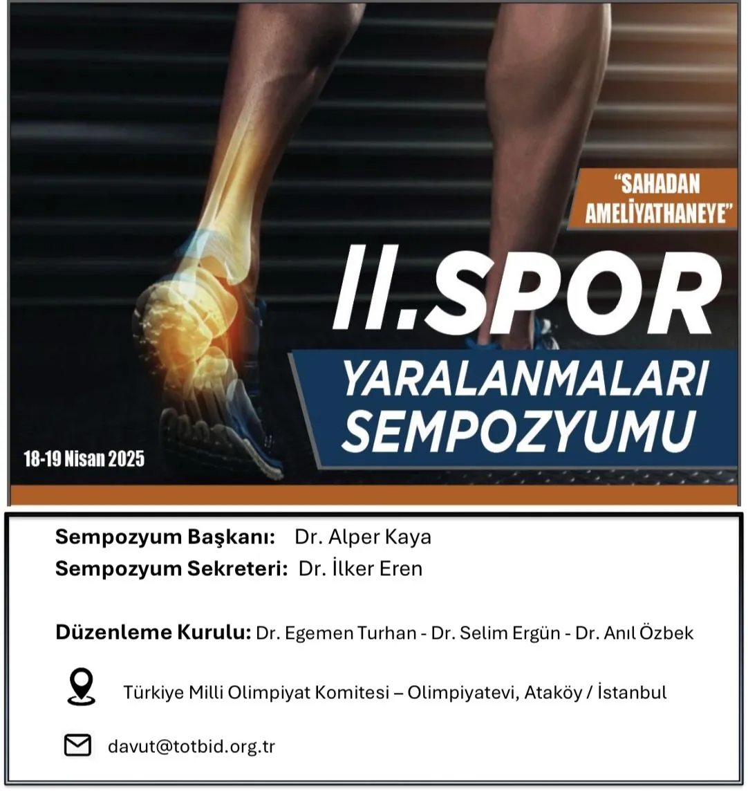 2. Spor Yaralanmaları Sempozyumu